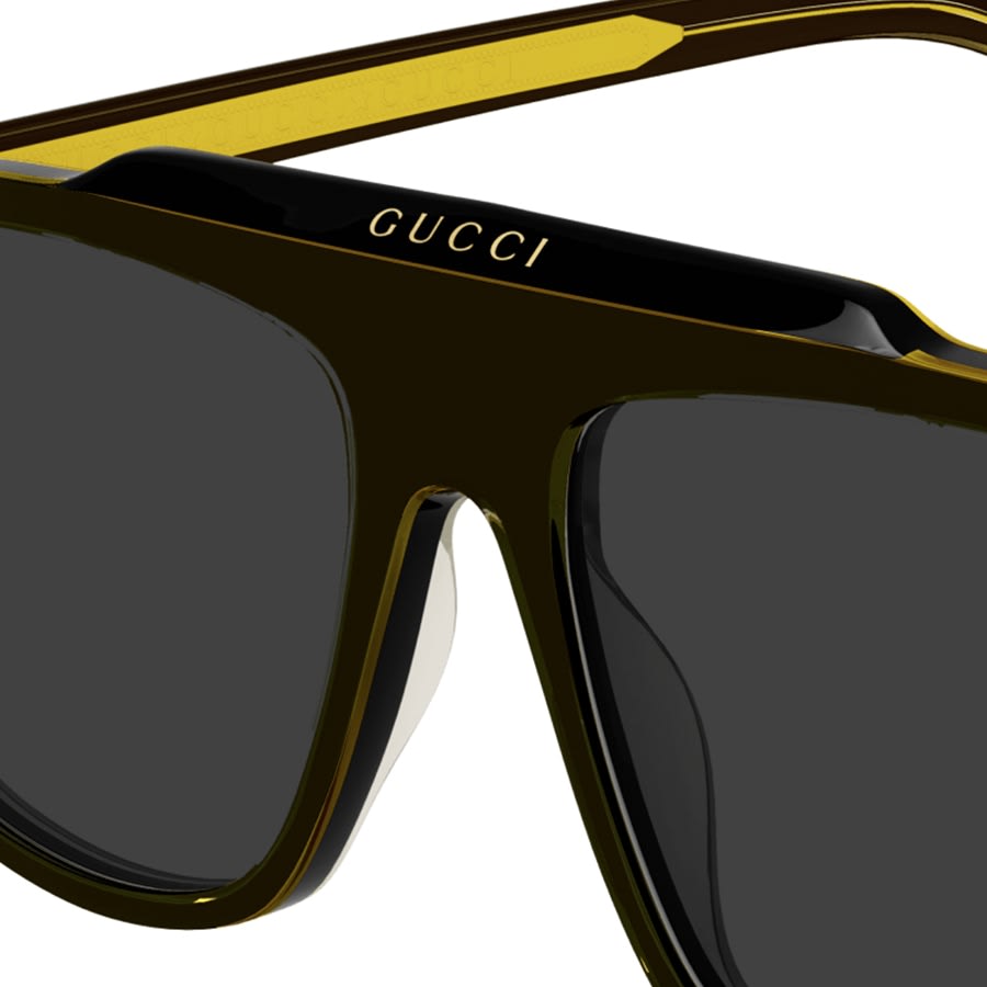 Gucci black gold sunglasses on sale